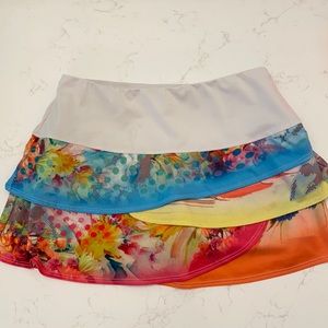 Lucky in love tennis skirt